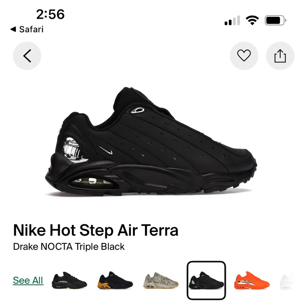 Nike Nocta Hot Step Air Terra Triple Black